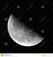Last Quarter Moon Phase Stock Image Image Of Phase 101500247