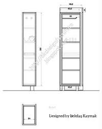 autocad vitrin teknik cizimi cizim teknik autocad