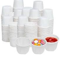 Amazon.com: 1 Oz Paper Souffle Cups (600 Pack) Disposable ...
