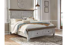 Shop allmodern for modern and contemporary queen bedroom sets to match your style and budget. Havalance Queen Poster Bed With 2 Storage Drawers With Dresser Ashley Furniture Homestore
