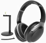 Aria Podio Wireless Over Ear Headphones with Charging Dock Base Avantree