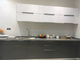 modern white acrylic simple kitchen