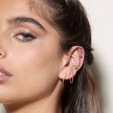 Silver Climbing Earrings