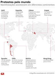 Casemiro, fred e lucas paquetá; Protestos Em Resumo Bolivia Chile Espanha Equador Libano Haiti Iraque E Hong Kong Mundo G1