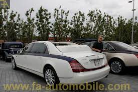 604 hp) biturbo v12, the landaulet's front seats are fully enclosed and separated from the rear passenger compartment by a power divider window; Maybach Maybach 62s For Sale Fa Automobile Com