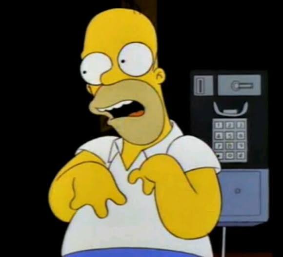 Flanders scream | Homer simpson disgusted, Simpsons phone call, The simpsons