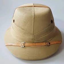 Everitt W Vero British Khaki Trinidad Tropical Pith Helmet Vintage W Box 6 7 8 British Khaki Helmet Vintage Pith Helmet