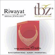 Tbz Riwayat Bridal Jewellery Ad Pune Times 19 12 2018 Jewelry Ads Bridal Jewelry Creative Advertising