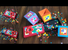 298 Pop Up Cube Jumping Cube Box Gift Idea Diy Greeting Card Paper Craft Youtube Paper Crafts Cards Greeting Cards Diy Paper Crafts