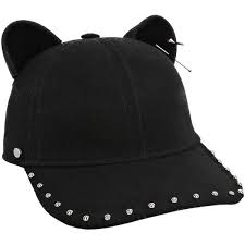 Karl Lagerfeld Choupette Cat Cap 90 Liked On Polyvore Featuring Accessories Hats Black Cap Ha Karl Lagerfeld Choupette Karl Lagerfeld Outfits With Hats