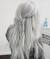 Ombre Silver White Hair