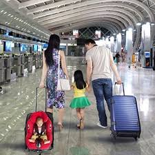Car Seat Strap Turn Your Carseat And Carry On Luggage Into An Airport Stroller Airport Strollers Stroller Car Seat Travel Bag