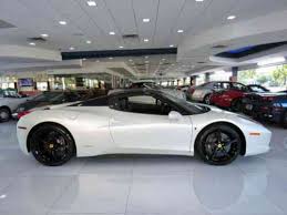 Ferrari 458 italia (sold) grigio silverstone with matt black painted roof, two tone body and nero interior. Ferrari 458 Spider Factory Matte White 437k Msrp L K Used Classic Cars