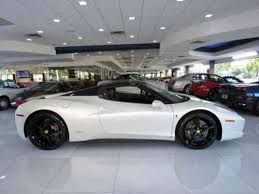 2012 ferrari 458 italia pricing and specs. Ferrari 458 Spider Factory Matte White 437k Msrp L K Used Classic Cars