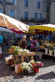 A Modest Market Stand Villefranche De Rouergue Flower Market Outdoor Market Market Stands