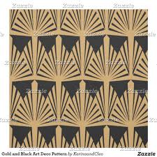 Black And Gold Art Deco Curtains Gold And Black Art Deco Pattern Fabric In 2020 Art Deco Pattern Art Deco Pattern Art
