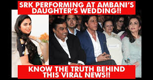 SRK Is Performing At Isha Ambani's ...