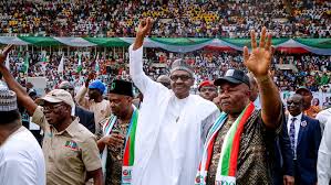 Image result for pictures of celebration of buhari 2019 elections