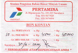 Nov 15, 2020 · struk bensin editan. Contoh Nota Manual Spbu