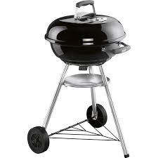 Barbecue Au Charbon De Bois Weber Compact Kettle 47 Noir Leroy Merlin