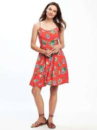 Old Navy Fit Flare Cami Dress For Women Womens Dresses Dresses Fashion Dresses