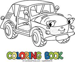 This simple coloring book will provide inspiration for hours of play, learning as well as creativity. Funny Small Retro Car With Eyes Coloring Book Small Retro Car Coloring Book For Kids Funny Vector Cute Vehicle With Eyes Canstock