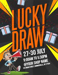 Check out inspiring examples of luckydraw artwork on deviantart, and get inspired by our community of talented artists. Lucky Draw Flyer Poster Template Design Banner Drawing Lucky