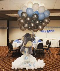 Baby Elephant Baby Shower Party Ideas Photo 1 Of 1 Elephant Baby Shower Theme Elephant Baby Showers Elephant Baby Shower Theme Boy
