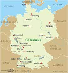 Germany Map Germany Maps And Travel Guides Germany Germany Map Bitburg