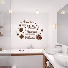 sticker mural texte citation salle de bain stickers bulle de savon bonheur savourer zen sticker salle de bain stickers salle de bain deco salle de bain