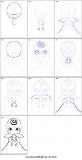 Drawsocute learn #howtodraw cute plagg, a miraculous cat kwami easy, step by step drawing tutorial. 7 Rysunki Ideas Ladybug Miraculous Ladybug Drawing Sheet
