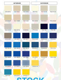 protech oxyplast powder coatings color charts