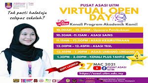 Versatile foundation in tesl (pi020/ e0150) or asasi tesl programme with unique interdisciplinary learning experience focusing on english language skills and introductory courses designed for the enhancement of critical thinking and creative skills. Pusat Asasi Uitm Virtual Open Day 2021 Pusat Asasi Uitm Facebook