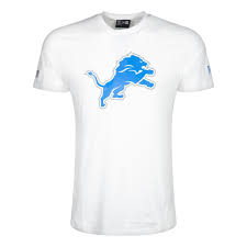 The current version of the logo was introduced in 2009. New Era Nfl Detroit Lions White Team Logo T Shirt Teams From Usa Sports Uk
