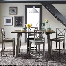 Our large selection, expert advice, and excellent prices will help you find dining chairs that fit your style and budget. Standard Furniture Fairhaven Counter Height Table And Four Chairs Set Distressed Reclaimed Oak Plank Top Grey Base Amazon In Furniture