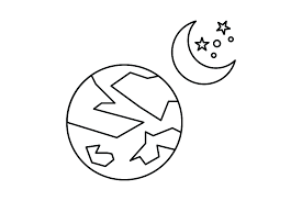 Today, we have some fantastic solar system coloring pages to help them learn. Icon Cute Space Moon Coloring Page Grafik Von Workiestudio Creative Fabrica