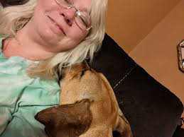 Rescue dog loves kisses and affection over treats