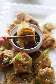 Easy Asian Dumplings With Hoisin Dipping Sauce Cooking For Keeps Recipe Asian Recipes Asian Cooking Food