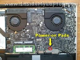 Where on the logic board number is the model number located? Turning On Macbook Pro Without Power Button Inside My Laptop