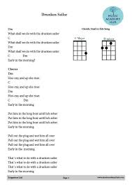 Free Music For Drunken Sailor Uke Chords Dm And C As Used In Our Beginner Jammers Group Ukulele Music Ukelele Songs Ukulele Lesson