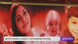 Coastal Bend artist paints casket for 14-year-old who was fatally shot in  Corpus Christi