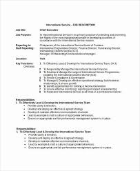 Job Description Format Doc Beautiful Sample Job Description 28 Documents In Pdf Word Job Description Template Job Description Executive Jobs