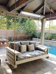 Food, glorious food… house hunting. Small Room Ideas From The World S Best Interior Designers Small Space Design Can Be The Bane Of Any Flat Dweller S Outdoor Porch Bed Porch Bed Porch Swing Bed
