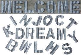 It can mean to signify or to explain explicitly. Corrugated Metal Letters Antique Farmhouse