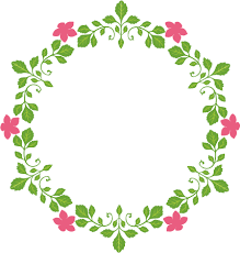 Flower Circle Flower Frame Flower Clipart Picture Flower Circle Frame Png Full Size Png Download Seekpng