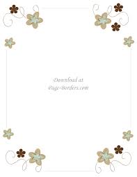 Are you looking for word frame design templates psd or ai files? Free Flower Border Template Personal Commercial Use