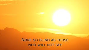 There Are None So Blind As Those Who Will Not See The Blue Monkey Restaurant Pizzeria