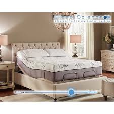 Sleep Science Ara 13 Queen Memory Foam Mattress With Adjustable Base Mattress Adjustable Beds Foam Mattress