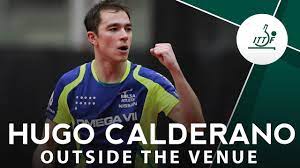 Hugo calderano is a professional table tennis player from brazil. Hugo Calderano Outside The Venue International Table Tennis Federation