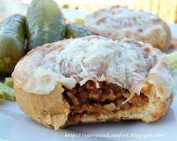 Curry And Comfort Sloppy Joe Bread Bowls Aka Neat Joe S Food Recipes Super Bowl Food